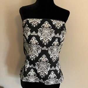 White House Black Market chandelier bustier
